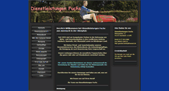 Desktop Screenshot of dienstleistungen-fuchs.com